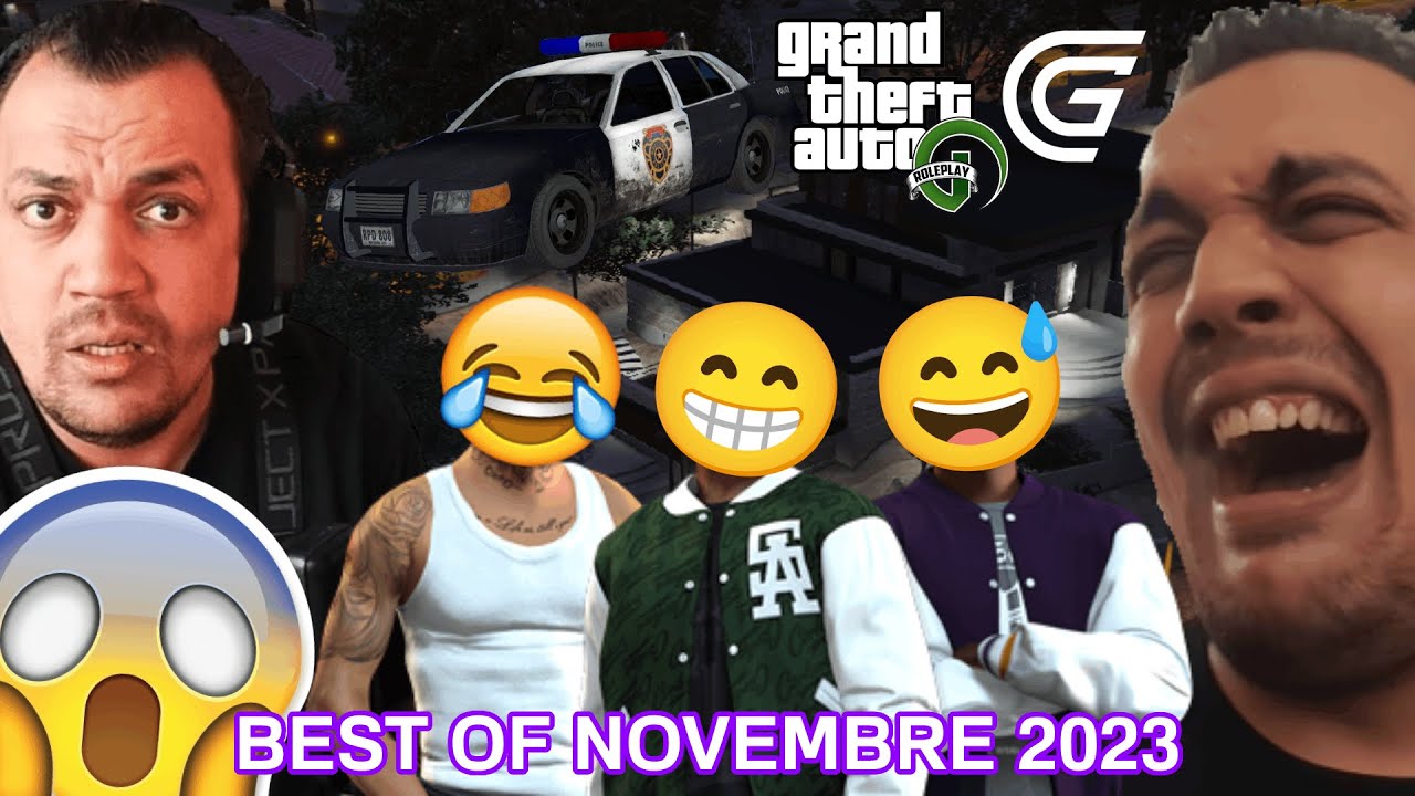 TK RETOURNE SUR GTA RP AVEC LES STREAMHACKERS 😱 LA POLICE INTERVIENT 🚓/ Best of Novembre 2023 GTA RP