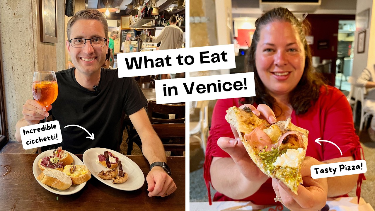 What to Eat in Venice (Trying the Best Cicchetti in Venice from Bar All'Arco + Osteria Al Portego!)