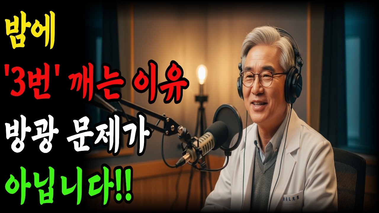 밤에 두 번 이상 깨면 꼭 보세요 (야간뇨 줄이는 7가지 습관)｜야간뇨 예방｜야간뇨 관리｜수면의 질｜시니어 건강