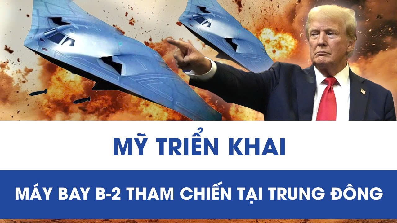 Mỹ triển khai máy bay ném bom tàng hình B-2, cùng 2.200 lính thủy đánh bộ tham chiến tại Trung Đông