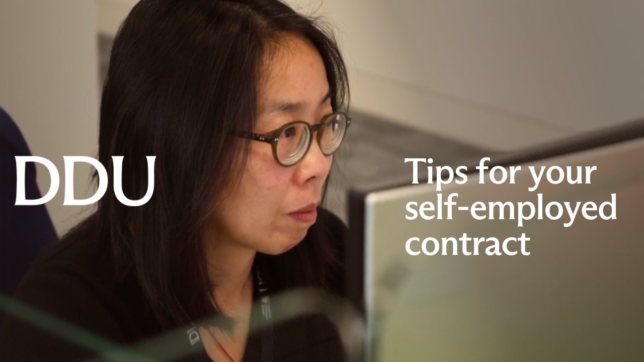 Tips for your self-employed contract