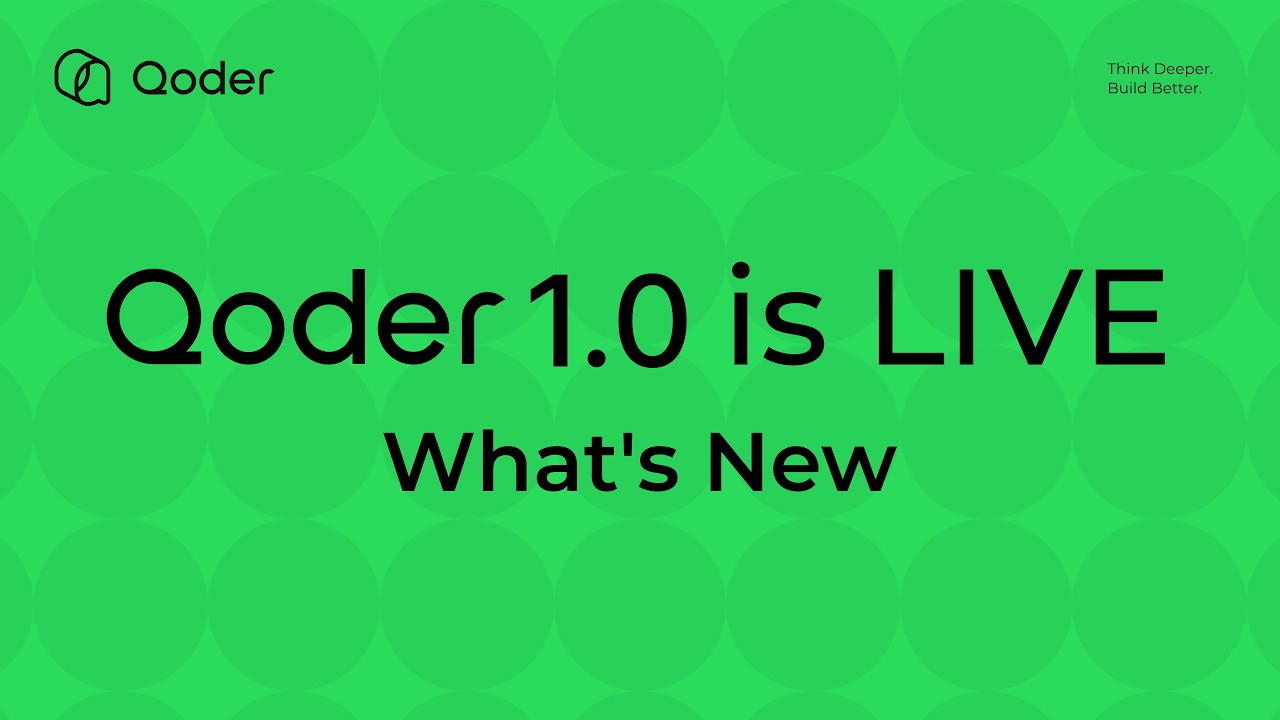 Qoder 1.0 is LIVE. Here's What's New
