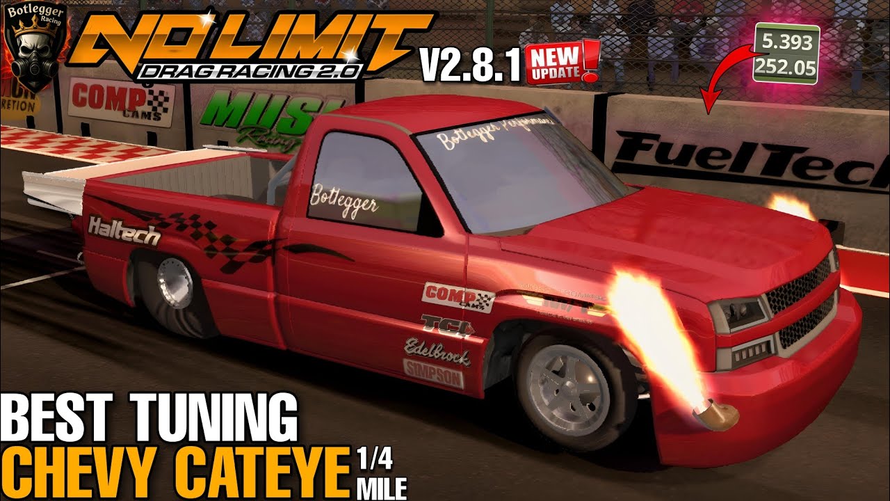 Latest Tune Chevy Cateye 5.3 second in 1/4 mile no limit drag racing 2 V2.8.1