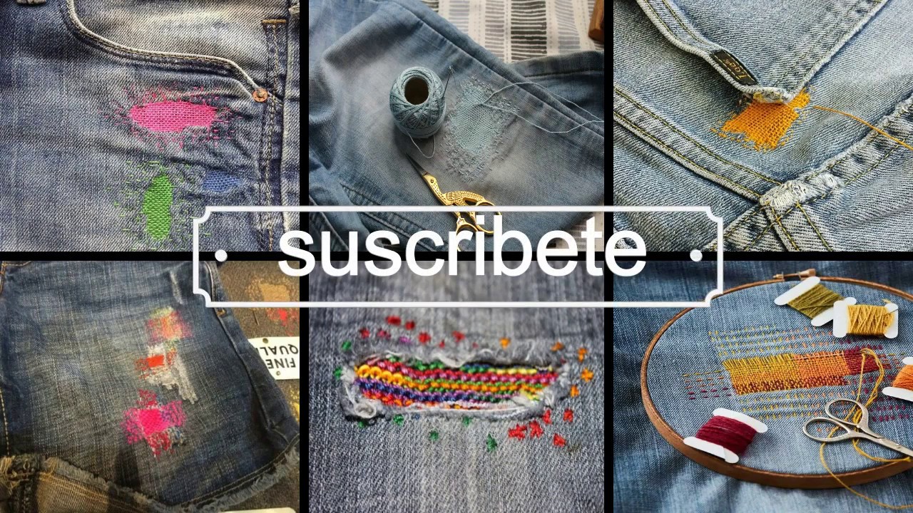parchar pantalón, playera, suéter, weaving