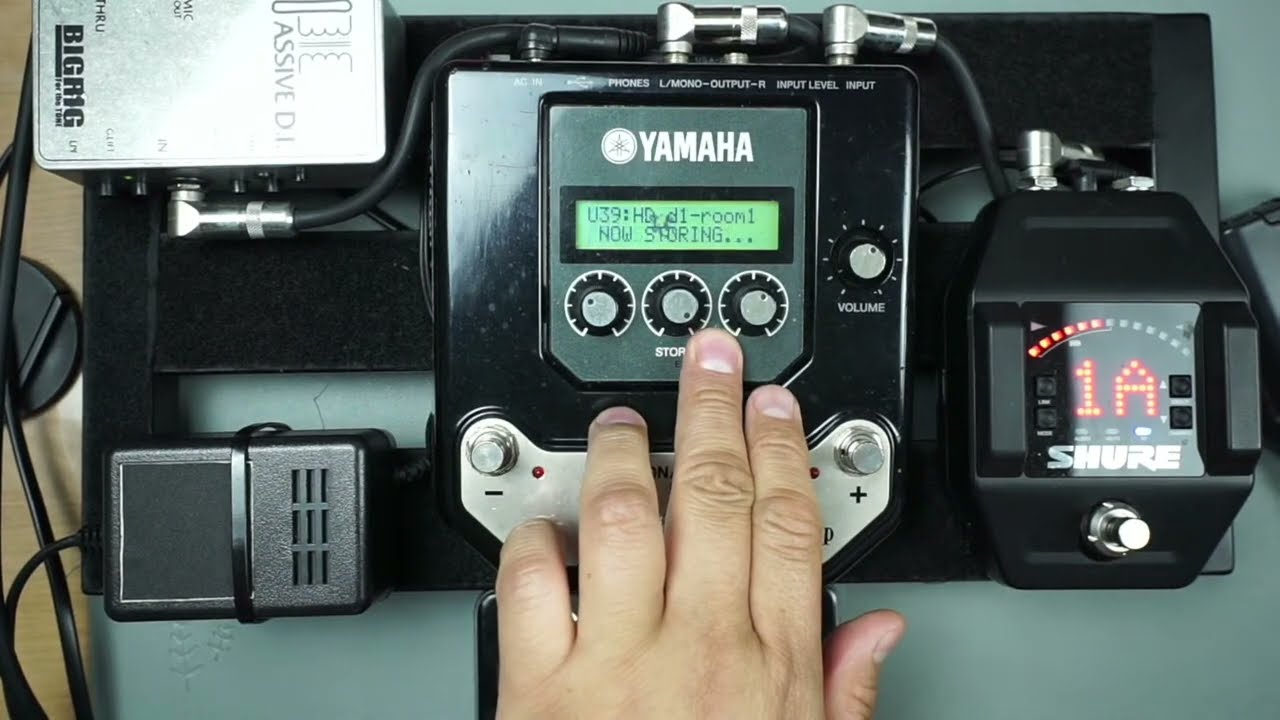YAMAHA MAGICSTOMP (기타톤 잡기)