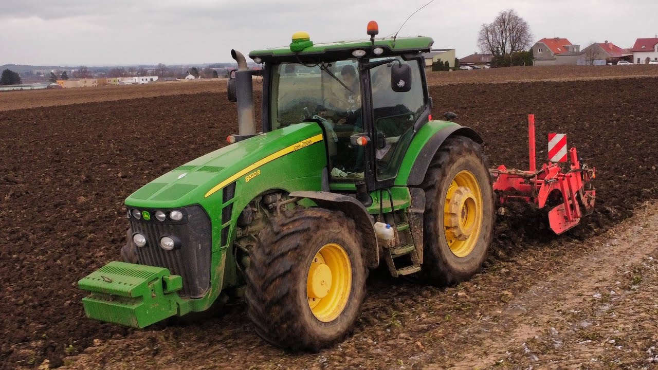 Podrývání 2024 | John Deere 8320R + Maschio |První výjezd do pole 2024 |Hloubkové zpracování půdy