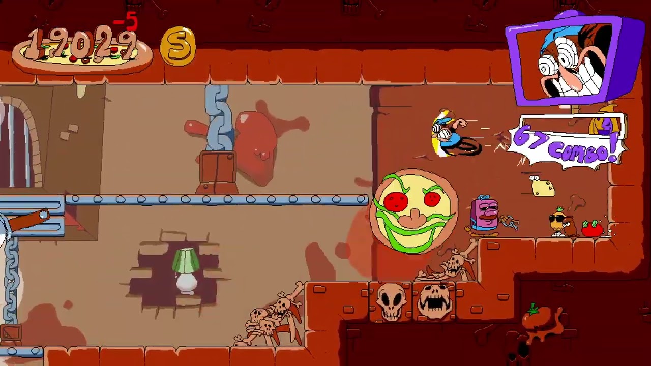 Bloodsauce Dungeon (Lap 3) - Pizza Tower