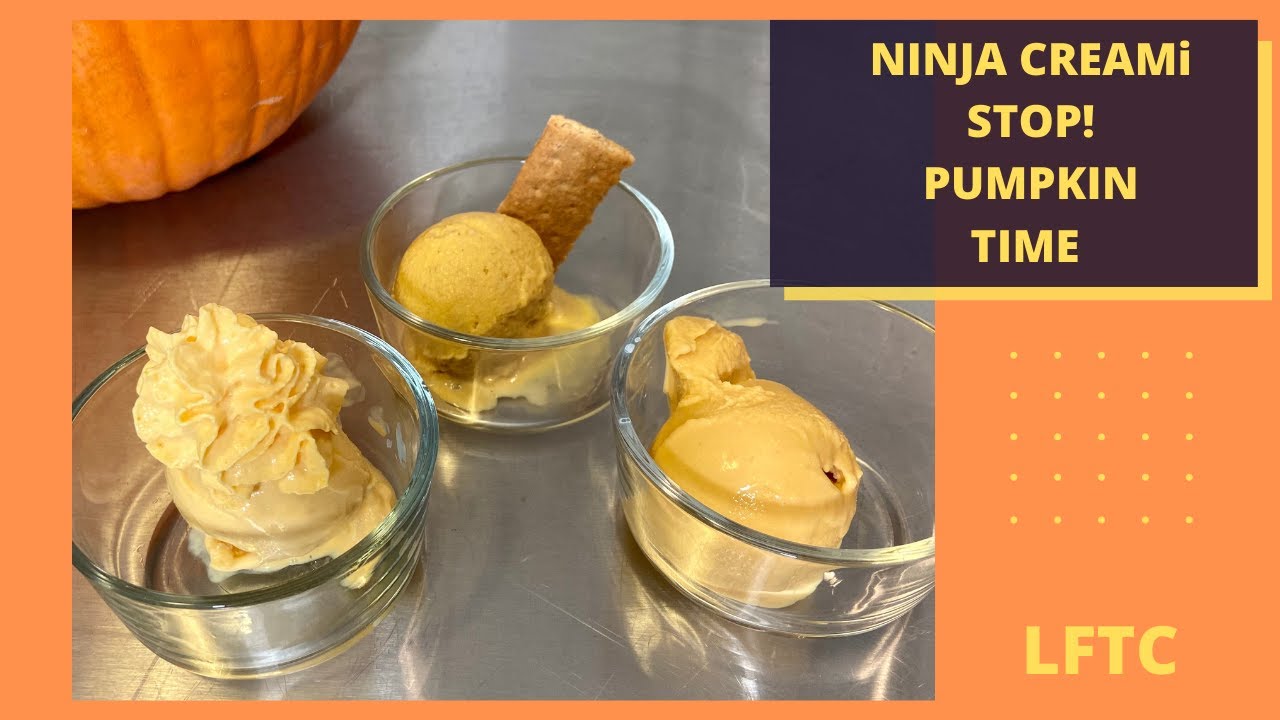 Ninja CREAMi - Alright STOP! Pumpkin Time! Ice Cream