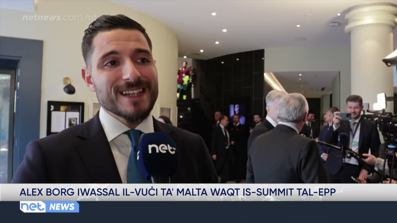 Alex Borg iwassal il-vuċi ta' Malta waqt summit tal-EPP