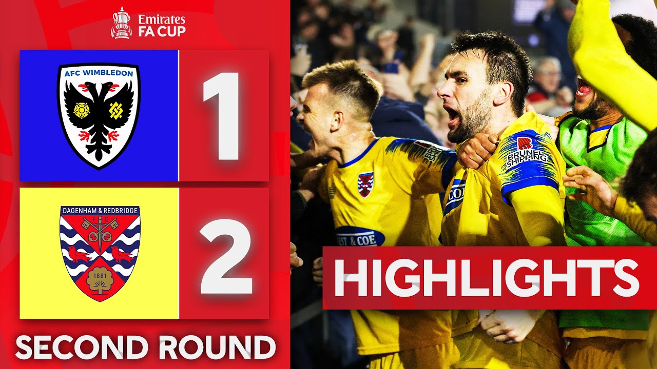 The Daggers Produce Cupset | AFC Wimbledon 1-2 Dagenham & Redbridge | Emirates FA Cup 2024-25