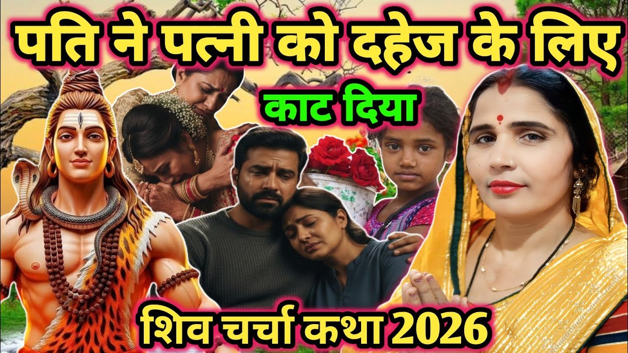 पति पत्नी का दर्द कथा|shiv charcha|shiv charcha katha|shiv charcha geet|shiv charcha bhajan|#katha
