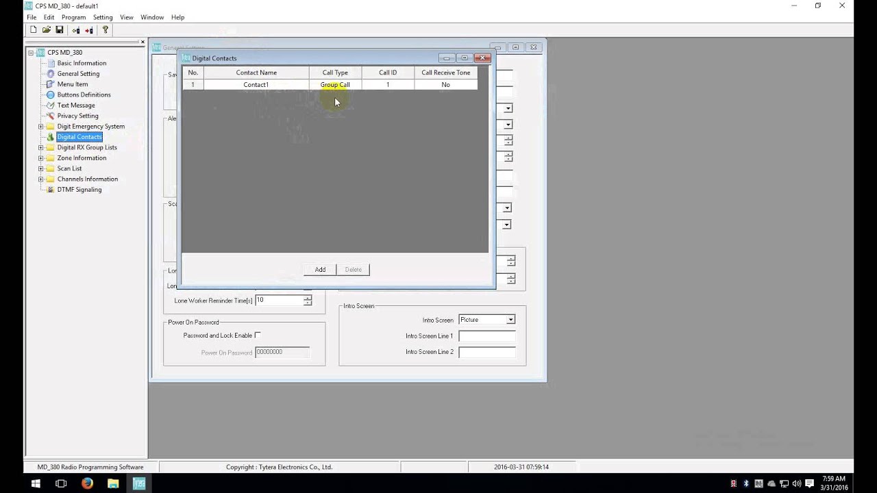 Setup your MD-380 with your DV4Mini