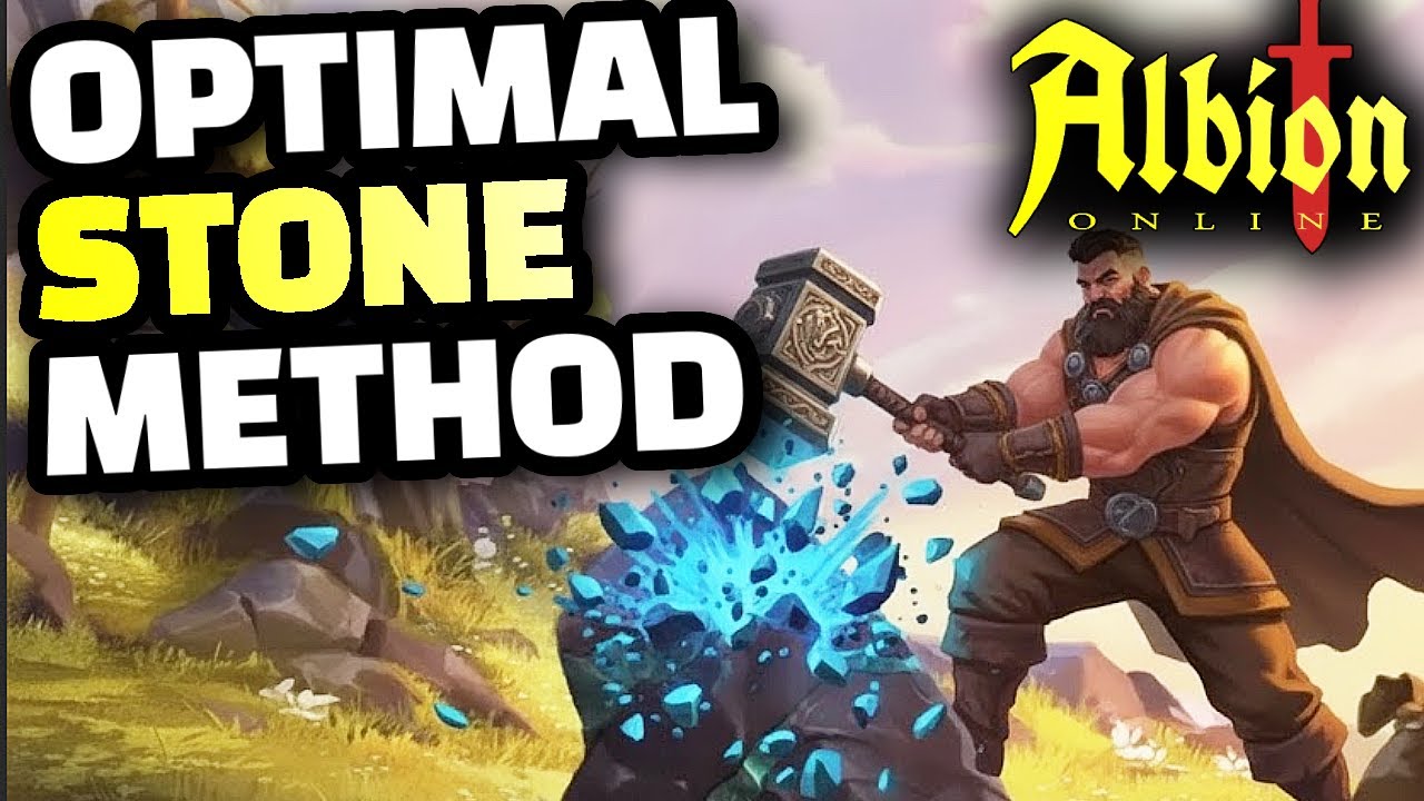 Albion Online - The MOST OPTIMAL Way To Gather Stone
