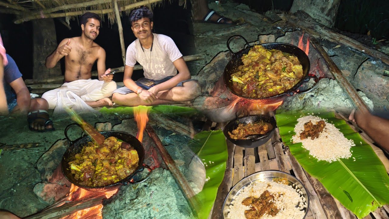 খুব মজা হলো বন্ধুদের সাথে পিকনিক করে♥️♥️||ঝাল ঝাল চিকেন কষা 🤤🤤||