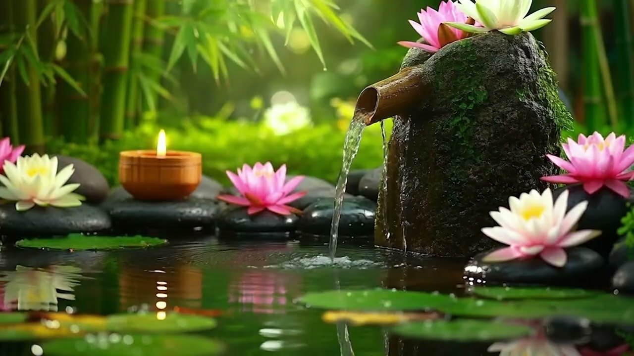 Soothing Relaxing Music & Water Sounds 🍃 Peace of Mind, Anxiety Relief