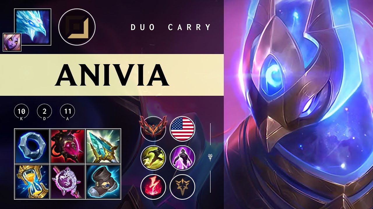 Anivia Carry vs Orianna - NA Grandmaster Patch 25.22