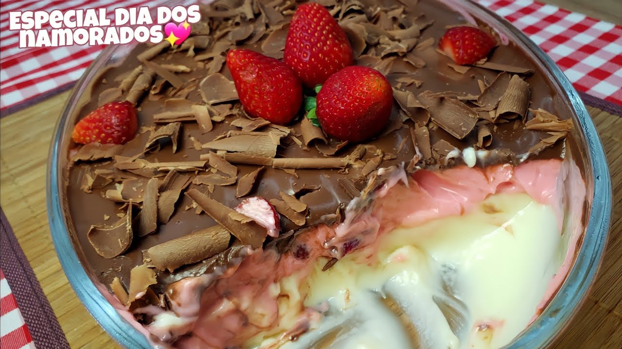 A SOBREMESA MAIS FÁCIL E GOSTOSA QUE JÁ FIZ NO CANAL//🤩😍😋❤