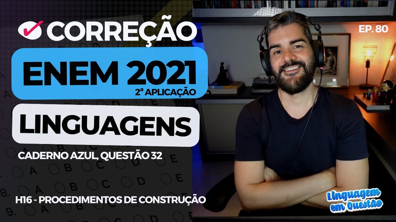 ENEM 2021 2ª aplicação: O ABSURDO em M. Rubião (H16 | Procedimentos de construção | Azul, 32) #80