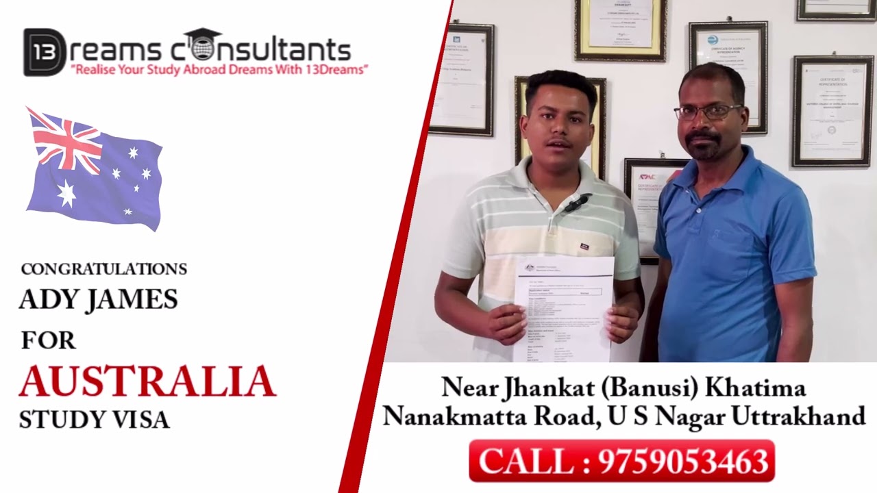 Ady James | 13 Dreams Consultants | Australian Visa | Best Immigration Consultant | India