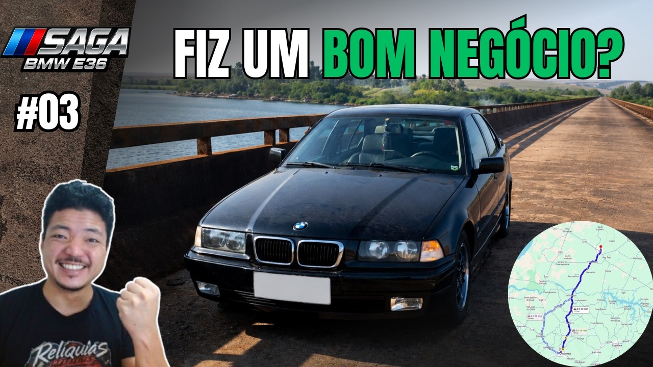 Viajei 340km Para Descobrir Se Foi Bom Negócio | Saga BMW E36 | Ep. 3