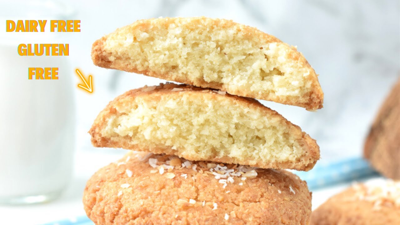 COCONUT COOKIES Gluten-Free, Dairy-free, Low-Carb Keto Cookies