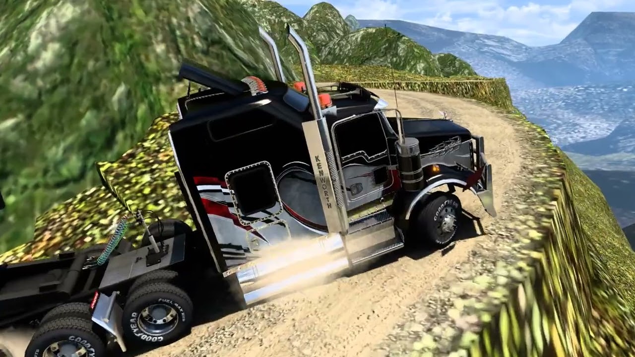 american truck simulator t800 en el desierto
