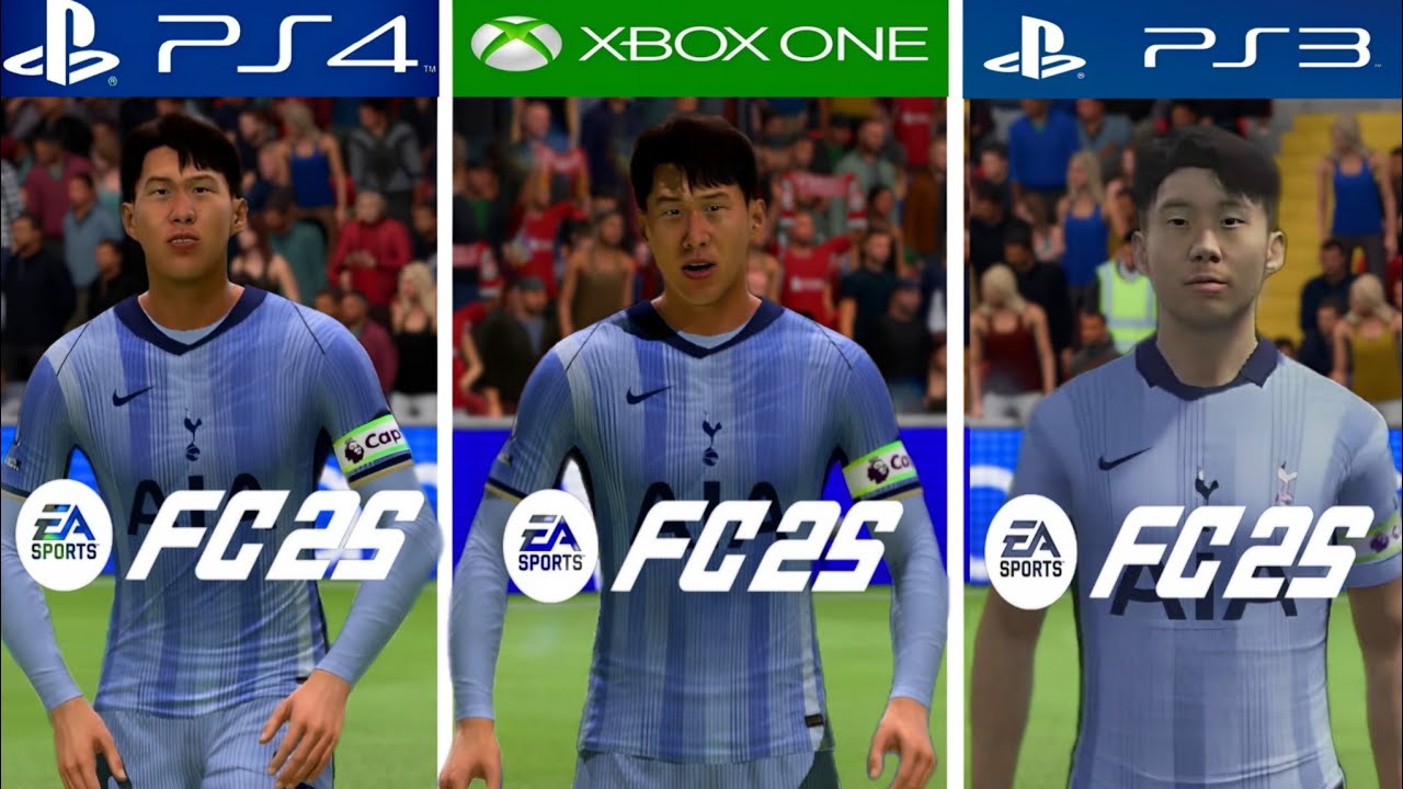 EA FC 25 PS4 Vs Xbox One Vs PS3 | Comparison