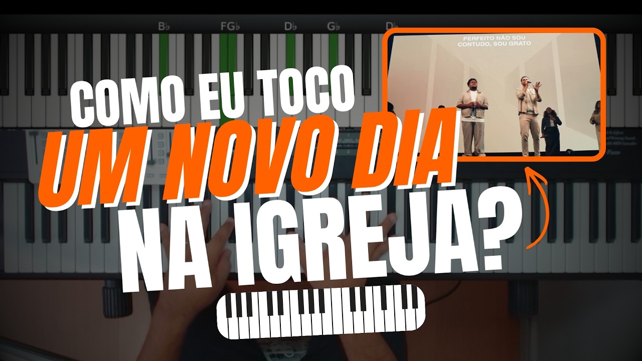 COMO EU TOCO a música UM NOVO DIA no TECLADO | Quais timbres eu uso no Kontakt