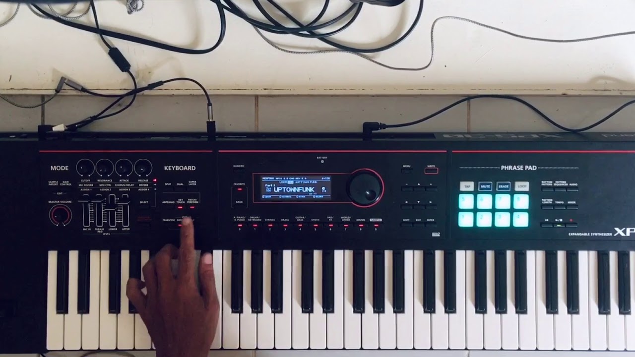 uptown funk keyboard cover roland xps30