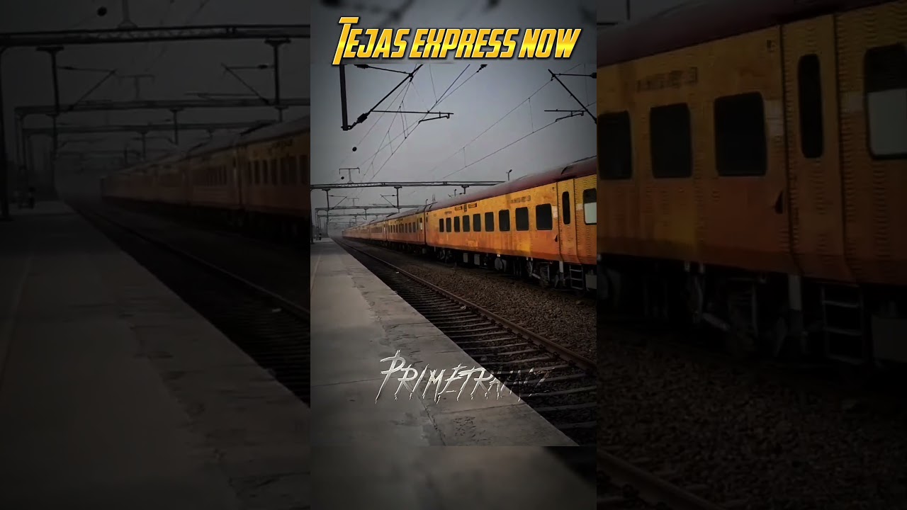 Tejas Express Now vs Then ☠️💀 #railway #wap7 #tejasexpress #wdm3a #train #indianrailways