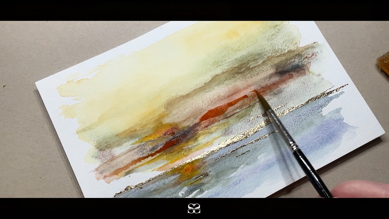 Meditative Art | #watercolor #inspiration by Sösta Sönksen #meditative #art #relaxartonline