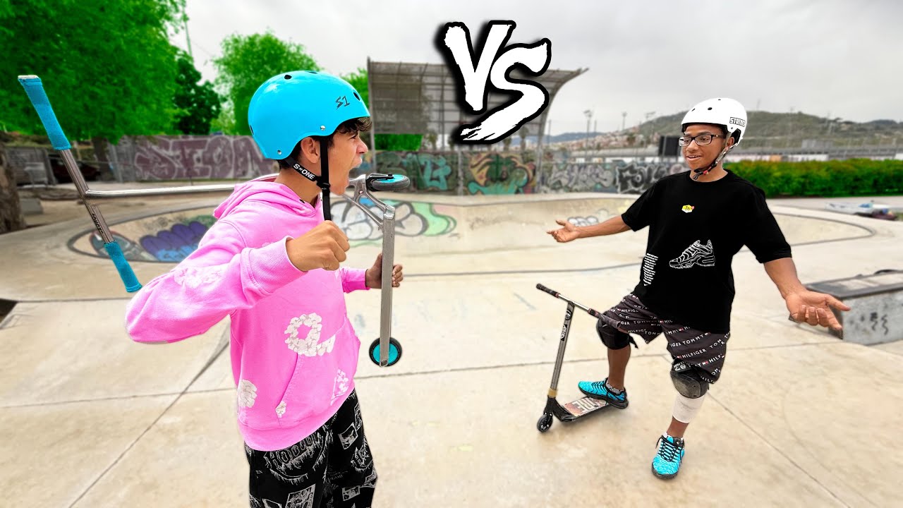 Se ENFRENTAN en una BATALLA de SCOOTER *piques, enfados y premios*