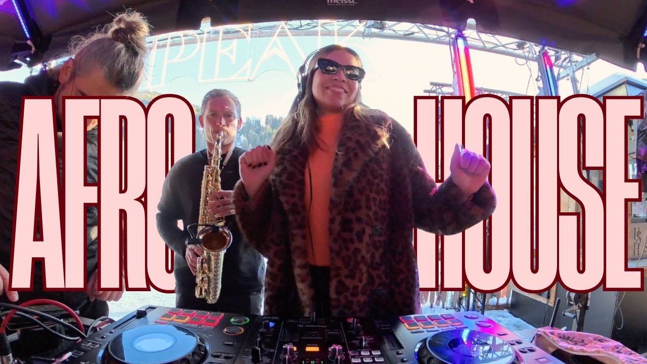 POSITIVE HOUSE MUSIC in the Mountains - 124 bpm -Afro House- Après Ski Warm Up Set
