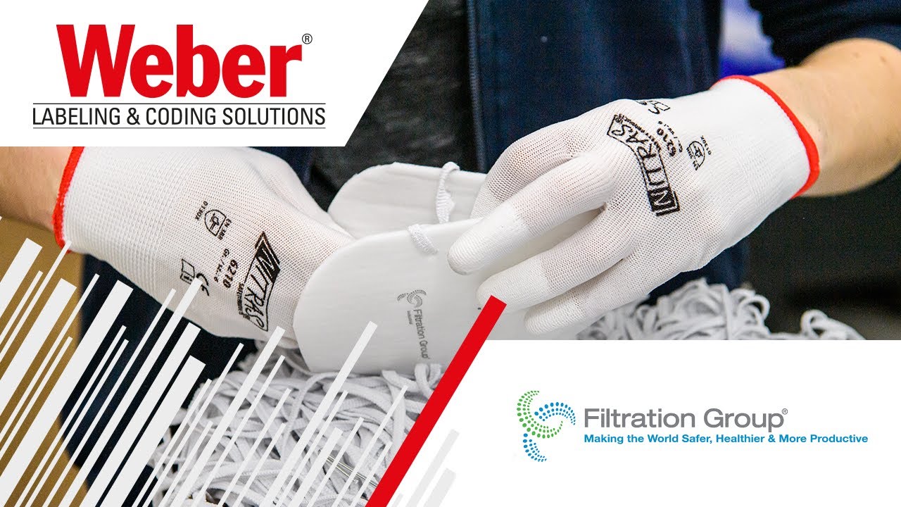 Markoprint Inkjet Printers for Marking of Protective Masks  | Weber Marking Systems