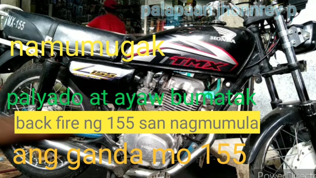 HONDA 155 BAKIT NABACK FIRE ANG TAMBUTSO AT PALYADO