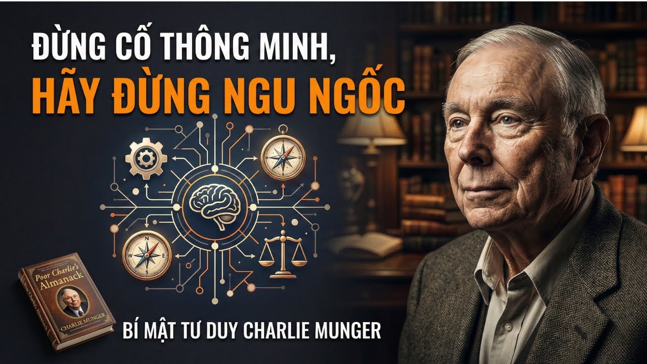 ( Sách Nói ) Đừng Cố Thông Minh, Hãy Đừng Ngu Ngốc | Bài Học Đầu Tư & Cuộc Sống Từ Charlie Munger