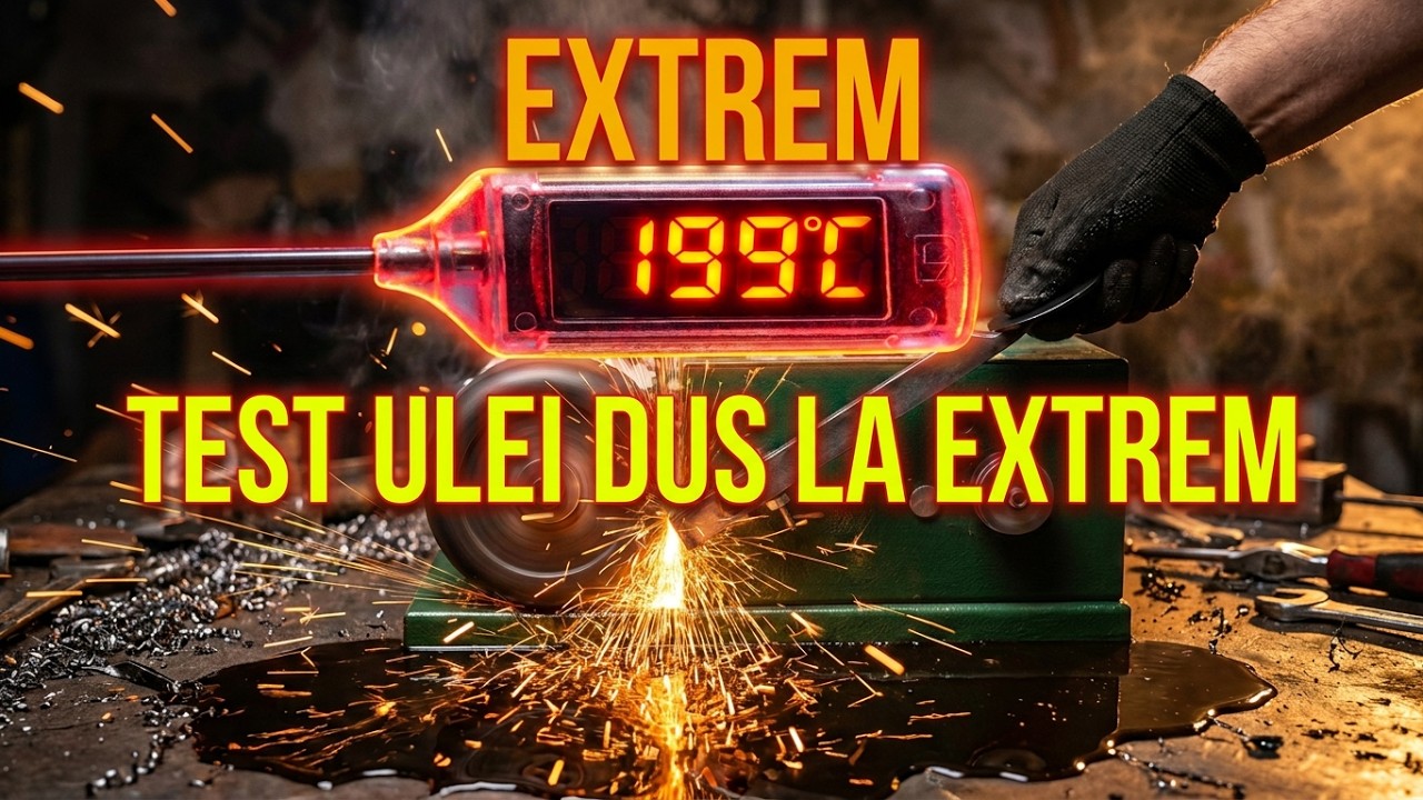 Test extrem frictiune ulei motor uzat Siroil dupa 12.000km