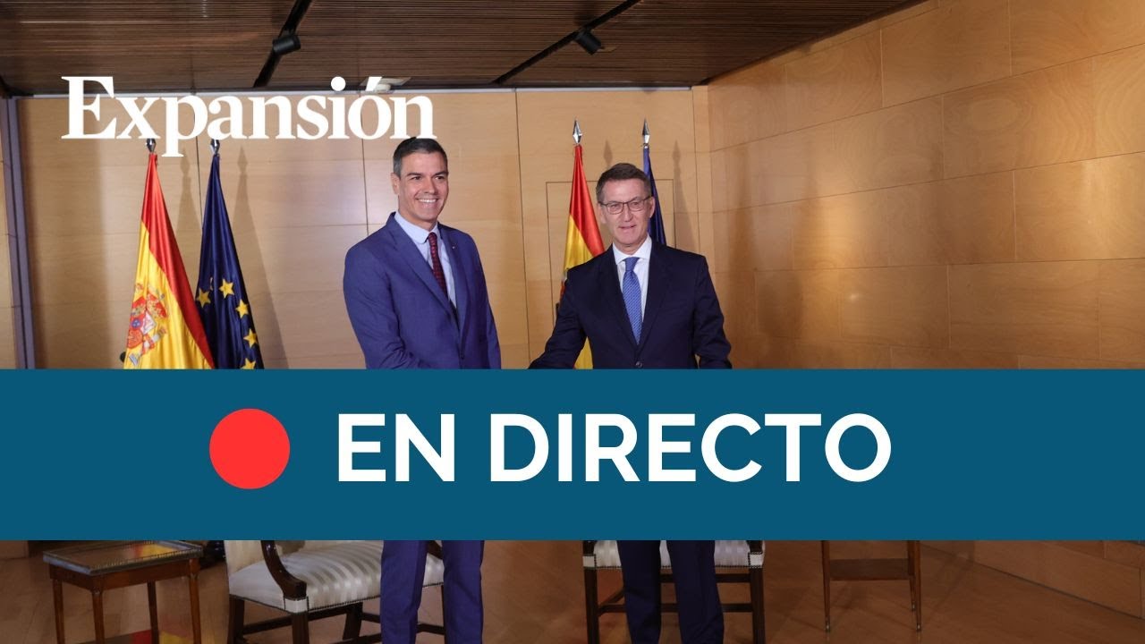 DIRECTO | Rueda de prensa de Alberto Núñez Feijóo tras la reunión con Pedro Sánchez