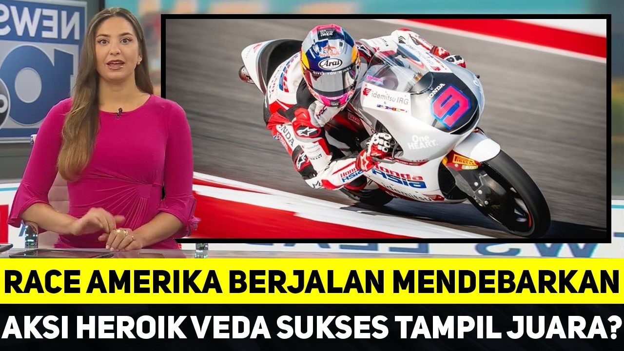 RACE AMERIKA BERJALAN MENDEBARKAN, AKSI HEROIK VEDA EGA PRATAMA SUKSES TAMPIL JUARA?