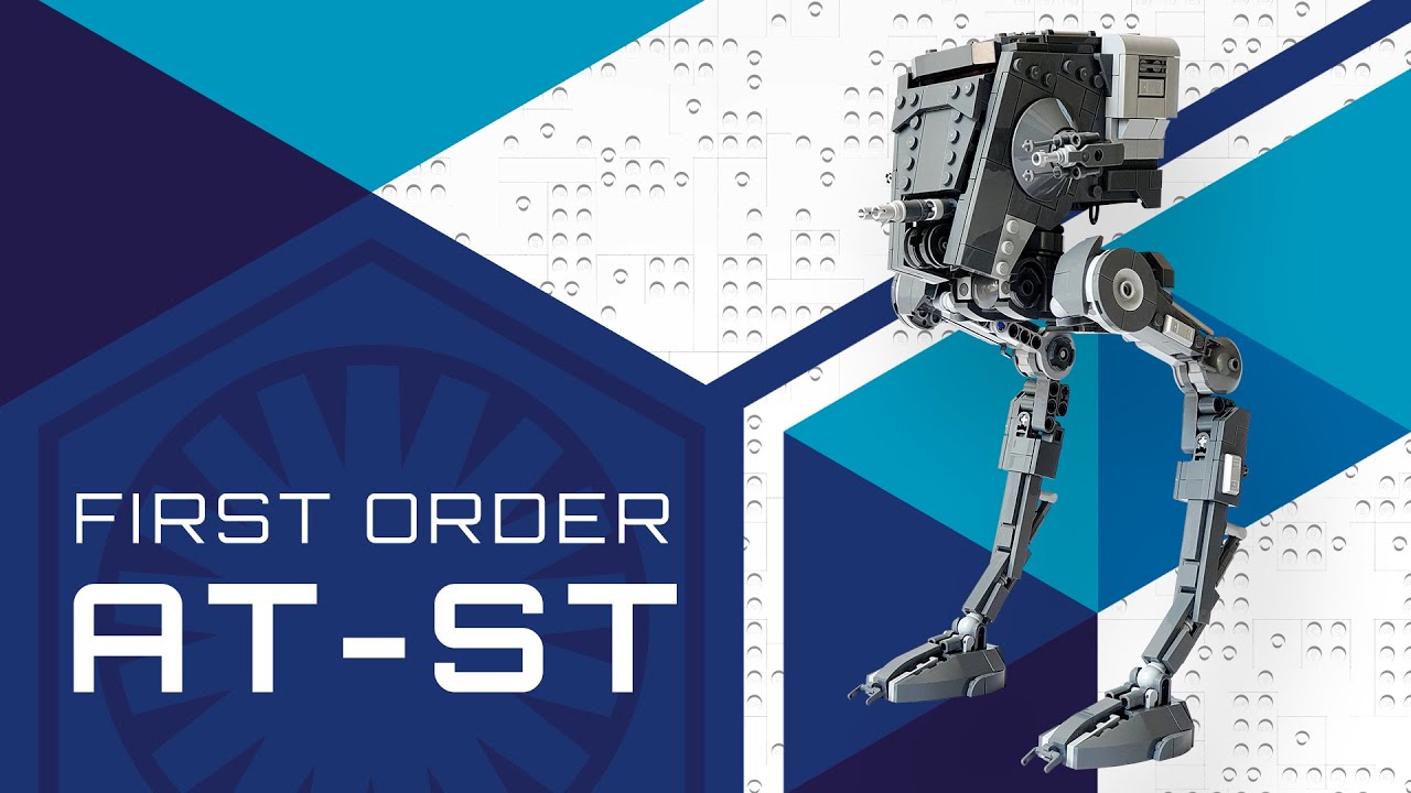 AT-ST Первого Ордена | Самодельная модель Lego Star Wars