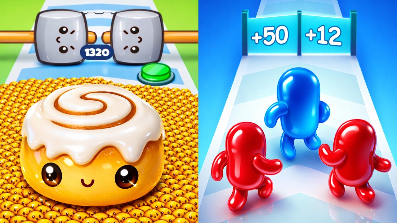 Food Run vs Join Blob Clash 3D – Relaxing Satisfying SpeedRun Gameplay