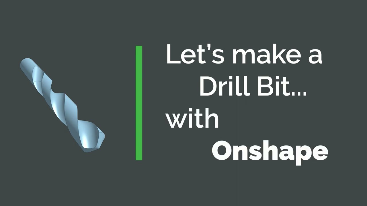 Let's Make a Drill Bit