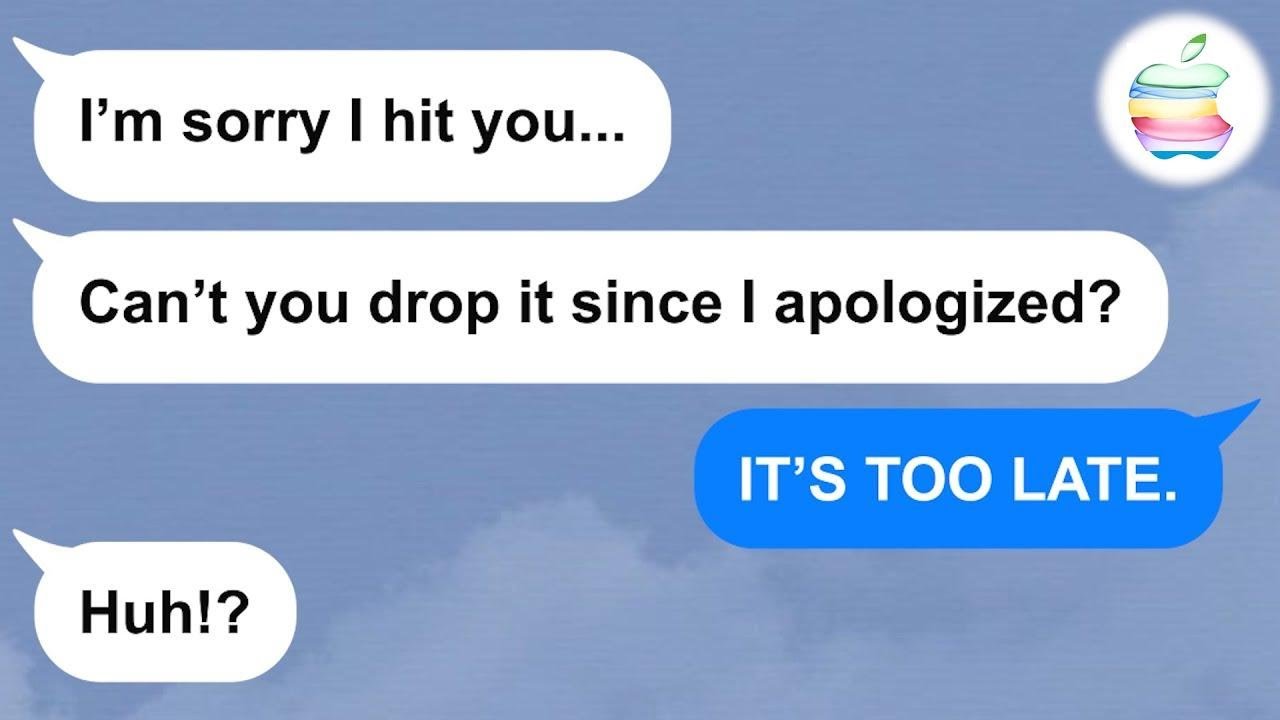 【Apple】My old classmate attacked me outside my apartment building because I live on a higher floor!