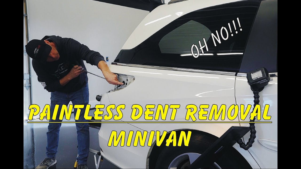 PDR on a Minivan Quarter Panel (Crease!)