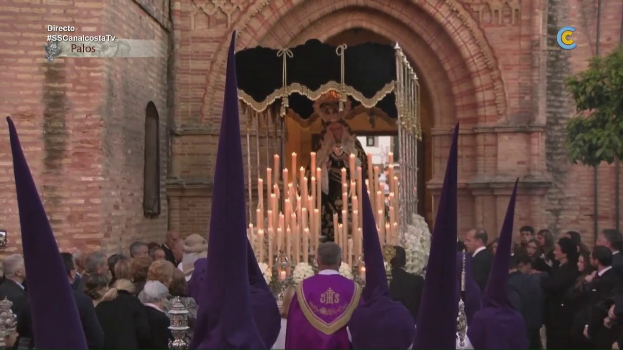 Salida de la Virgen de los Dolores de Palos de la Frontera
