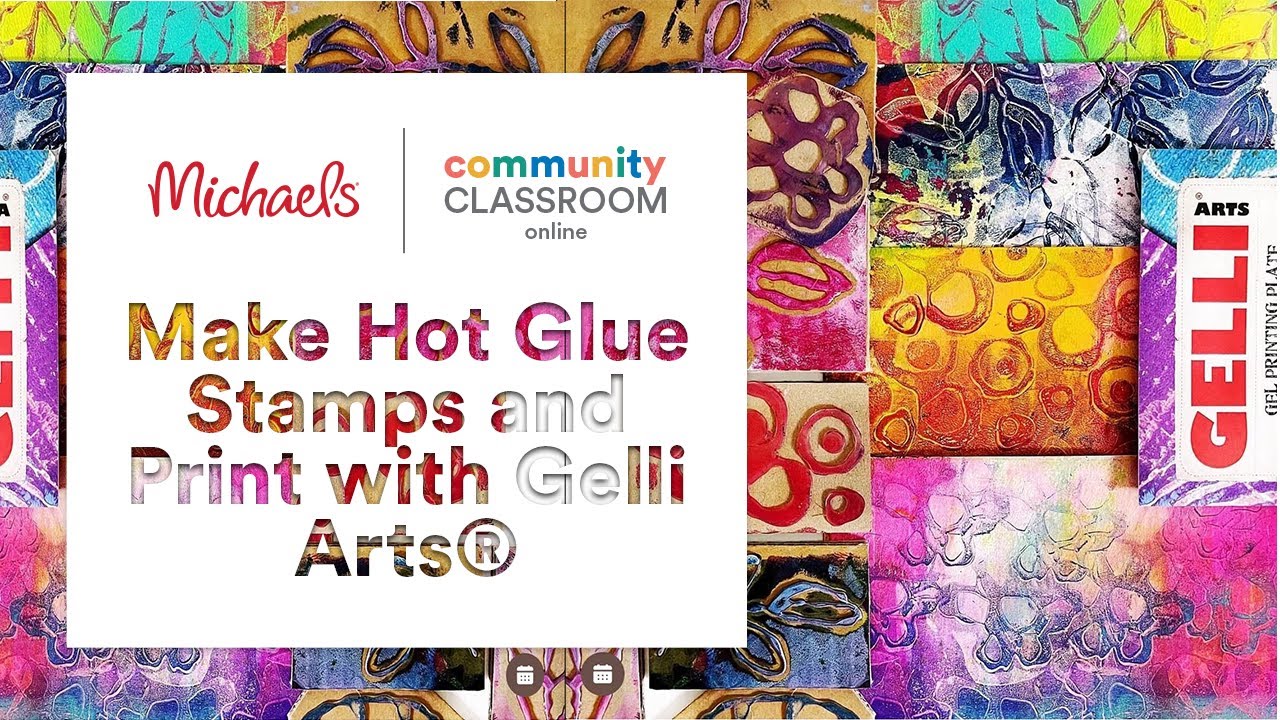 Online Class: Make Hot Glue Stamps and Print with Gelli Arts® | Michaels