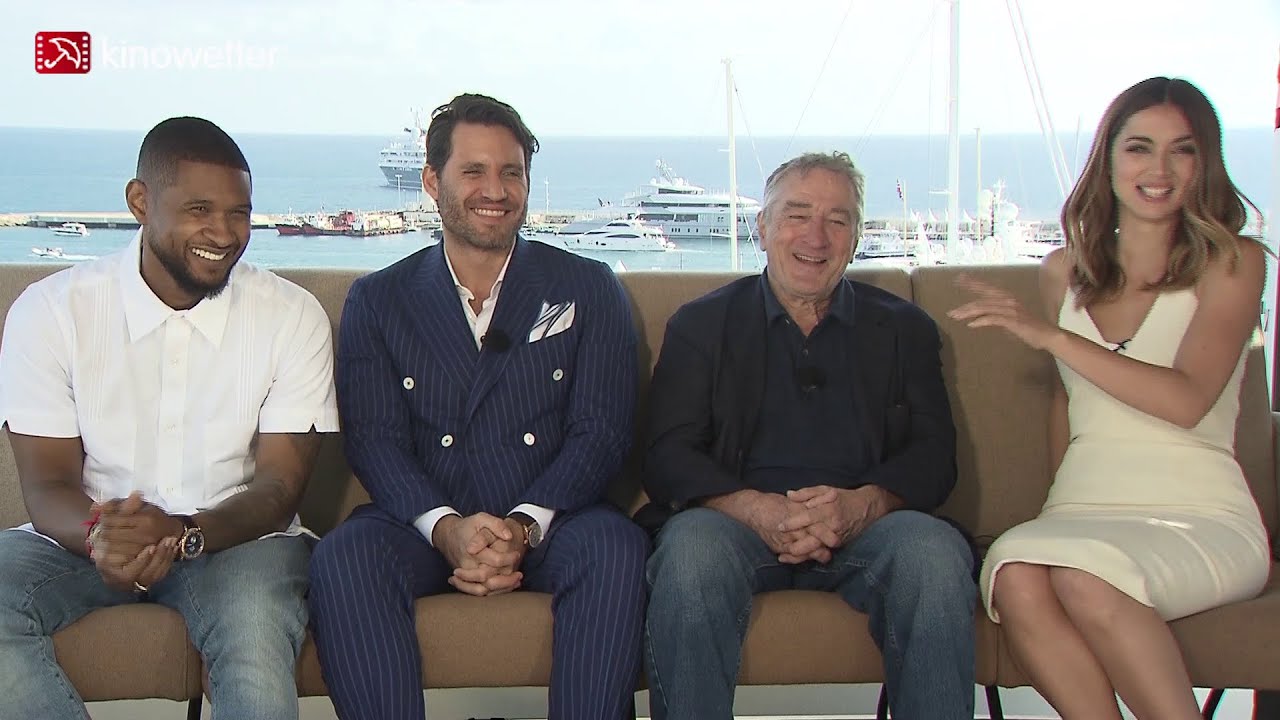 Interview Usher & Edgar Ramírez & Robert De Niro & Ana de Armas HANDS OF STONE Cannes 2016