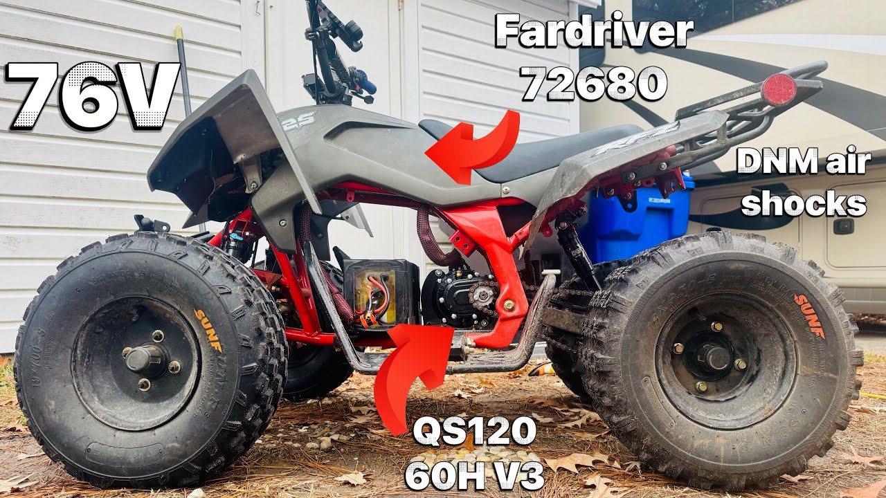 Обновление электрического Apollo RFZ!!! (китайский квадроцикл) квадроцикл