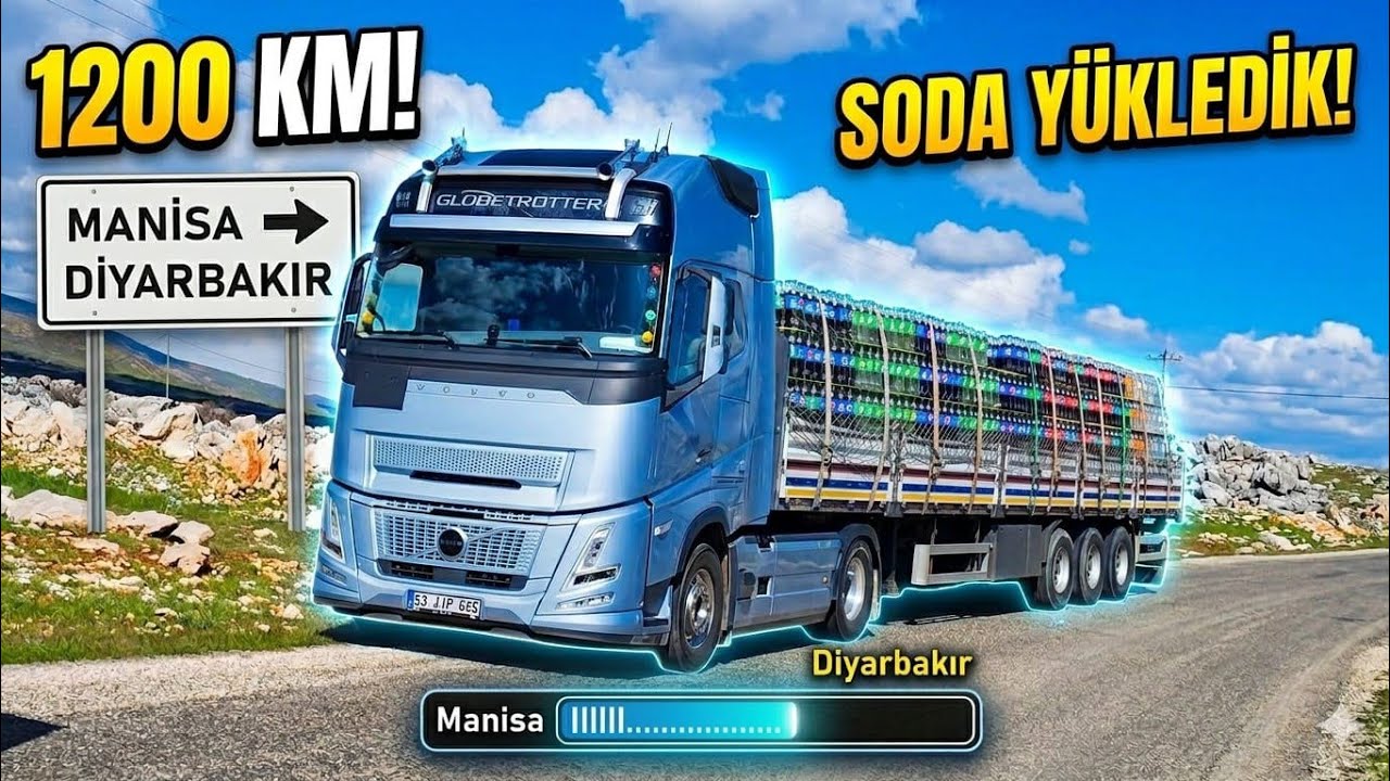 Manisa-Diyarbakır Soda y&uuml;kledik 1200 km 
