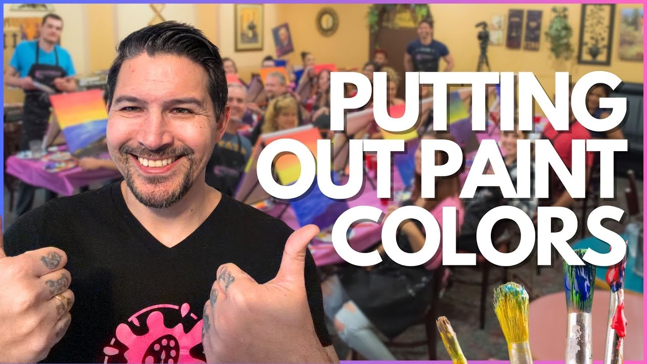 Paint Party Tutorial - Putting Paint Colors on Your Mixing Palettes
